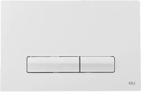 Кнопка смыва для инсталляции OLI OLIPure Glam 139178 для унитаза, пластик, цвет белый