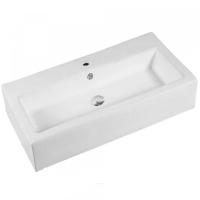 Раковина накладная 80 см CeramaLux 9255 (7029D) белая