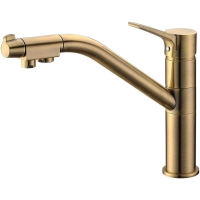 Смеситель для кухни с подключением к фильтру ZorG Sanitary ZR 401 KF- BR Смеситель для кухни с подключением к фильтру ZorG Sanitary ZR 401 KF- BR