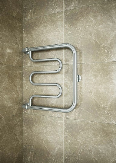 полотенцесушитель водяной terminus фокстрот 600*400 4620768881312, с полкой