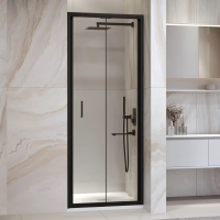 Душевая дверь в нишу RGW Passage PA-21-B 80 см, профиль черный, стекло прозрачное