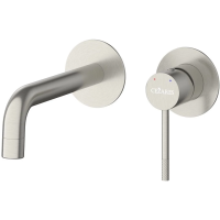 Смеситель для раковины Cezares Relax RELAX-BLI2-1-IN-W0 встраиваемый, без донного клапана, сатин