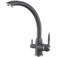 Смеситель Savol S-L1699H для кухни, с подключением к фильтру, цвет черный