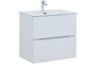 Тумба под раковину Aquanet Джейн (Flat) 70 подвесная, белая матовая, 00335423