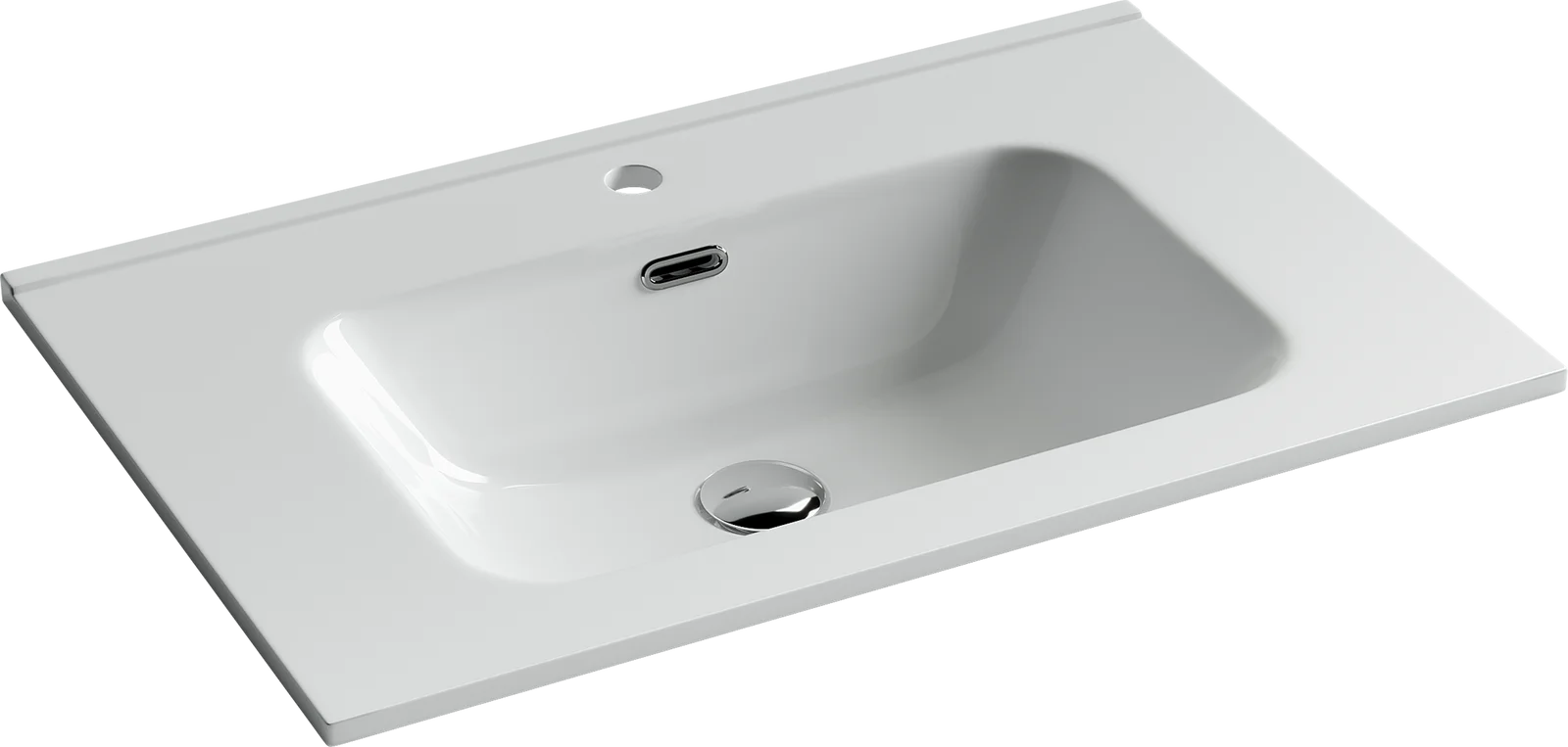 Раковина Ceramicanova Element CN7007 встраиваемая, сверху, 71х46.5 см, белая