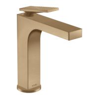 Смеситель Axor Citterio для раковины 160, на 1 отв., излив h: 16см, с текстурой, цвет: шлифованная бронза