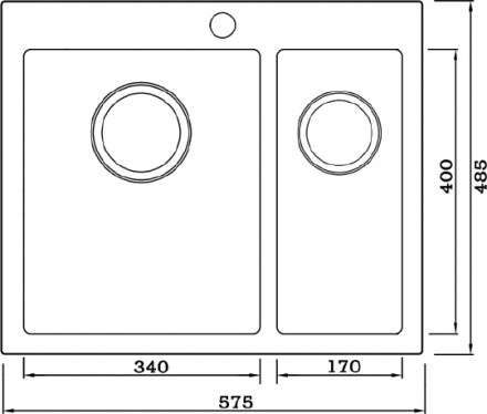 кухонная мойка seaman eco marino smv-575dr.a
