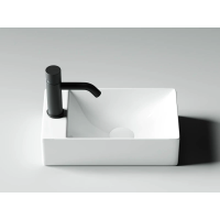 Раковина Ceramicanova Element CN5008 накладная, 37.5x21.5 см, отверстие слева, белая