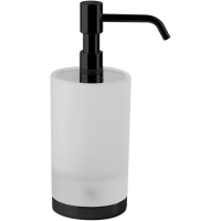Дозатор для мыла Gessi Emporio 38839#299 настольный, сатинированное стекло, черный XL