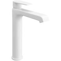 Смеситель для раковины Cezares Nautic NAUTIC-LC-BIO с донным клапаном, белый матовый