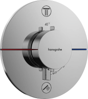 Термостат для ванны Hansgrohe ShowerSelect Comfort S 15554000 встраиваемый, хром