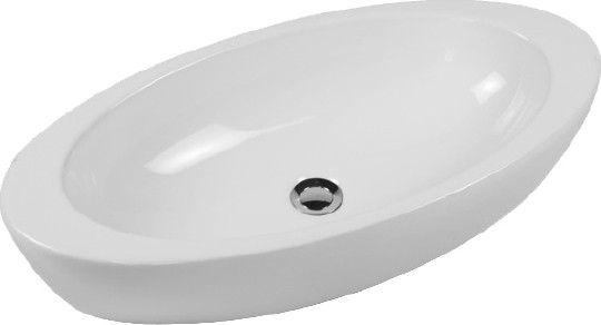 Раковина накладная Hatria Nido 75х37 см, Y0R201