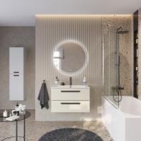 Тумба под раковину Cezares Eco-Cer-N 100 ECO-CER-N-1000-2C-SO-BL подвесная Bianco Lucido без ручек