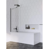 Шторка для ванны Radaway Idea Black PNJ II 70 10001070-54-01 прозрачное