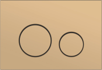 Кнопка для инсталляции Cersanit Link 63524 Золотая матовая