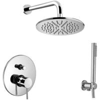 Душевой комплект Paffoni Light KITLIG015CRKING 30 см, хром глянцевый