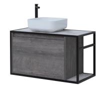 Тумба под раковину Aquanet Nova Lite Loft 90 L дуб рошелье, 00261656