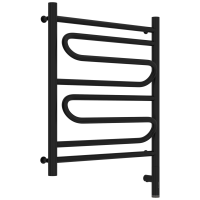 Полотенцесушитель электрический 600x500 черный матовый МЭМ правый Сунержа Элегия 3.0 31-5819-6050