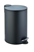 Мусорное ведро Weltwasser WW Betta BL 12L с педалью, черный матовый