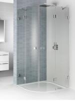 Душевой уголок Riho SZ Scandic NXT X309, 117x117x200 см, цвет профиля черный, стекло прозрачное, левый/правый, GX04703B0(G001109121)