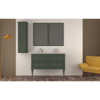 Тумба под раковину Cezares Tiffany 55332 123,6 см, подвесная, Verde Opaco