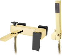 Смеситель для ванны Boheme Q 143-GB.2 Золото Черный Смеситель для ванны Boheme Q 143-GB.2 Золото Черный