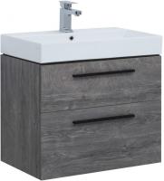 Тумба под раковину Aquanet Nova 70 (Slim Synergy) дуб рошелье (2 ящика), 00249918