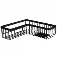 Полочка для ванной Colombo Design Angolari B9611.NM, угловая, черный матовый