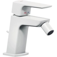 Смеситель Nobili Acquaviva VV103119/1WM для биде, с донным клапаном, белый матовый