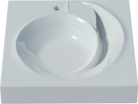 Раковина Madera QoPP 60 4627173210140 на стиральную машину, белая