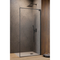 Душевая перегородка Radaway Modo F SL Brushed GunMetal 50 Right 10419054-92-01R профиль оружейная сталь матовый, стекло прозрачное