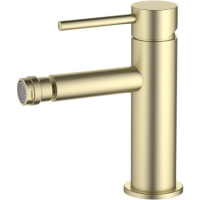 Смеситель Aquatek Европа AQ1318BG для биде, без донного клапана, золотой матовый