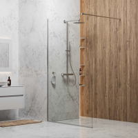 Душевая перегородка Berges Sky 110 064004 профиль хром, стекло прозрачное