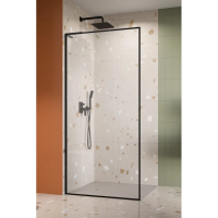 Душевая перегородка Radaway Modo F SL Black II 50 Left 10419054-54-01L профиль черный матовый, стекло прозрачное