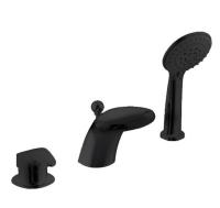 Смеситель на борт ванны Bravat Cobra Black F5140197BM-1-RUS черный матовый