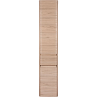 Пенал Style Line Атлантика СС-00002228 напольный L, с бельевой корзиной, ясень перламутр