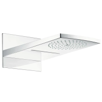 Верхний душ Hansgrohe Raindance Rainfall 180 AIR 2jet, ½’ хром/белый 28433400