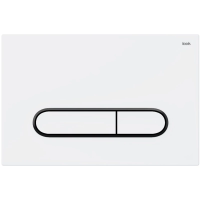 Кнопка для инсталляции Iddis Unifix UNI01WBi77 цвет белый \ черный