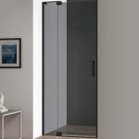 Душевая дверь Cezares Slider 90 SLIDER-B-1-80/90-GRIGIO-NERO профиль Черный матовый стекло серое