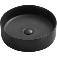 Раковина накладная Vincea VBS-216MB 39.4х39.4 см, черный матовый