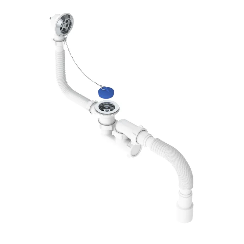 Слив-перелив для ванны Niagara V255-TL 50 мм, хром