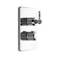Смеситель встраиваемый Gessi Venti20 65133#031, термостатический, с запорным вентилем, внешняя часть, цвет: хром