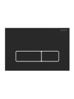 Кнопка смыва для инсталляции Aquatek KDI-0000064 для унитаза, АБС-пластик, цвет матовый черный, ободок хром