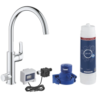 Смеситель для мойки с функцией очистки водопроводной воды Grohe Blue Pure Eurosmart 30384000