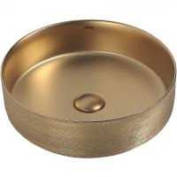 Раковина 40x40 см Abber Bequem AC2109BGM, цвет золото матовое