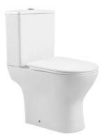 Унитаз компакт Aquatek Леон AQ2785T-00 цвет Белый с бачком и сиденьем Микролифт