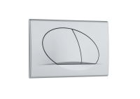 Кнопка смыва для инсталляции Roca Active 42B для унитаза, АБС-пластик, цвет матовый хром