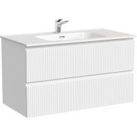 Тумба под раковину Sancos Snob T SNT90W 89 см, подвесная, белый матовый