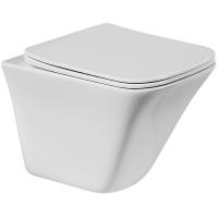 Унитаз BelBagno Marmi BB052CHR/BB132SC подвесной с сиденьем Микролифт