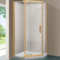 Душевой уголок Vincea Stresa 90×90 VSP-1S900CLG профиль брашированное золото, стекло прозрачное Душевой уголок Vincea Stresa 90×90 VSP-1S900CLG профиль брашированное золото, стекло прозрачное